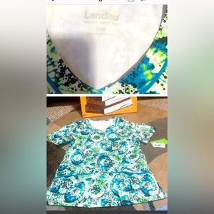 💙Landeau scrub top size small